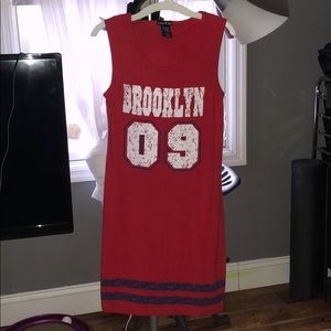 Cute casual red dress